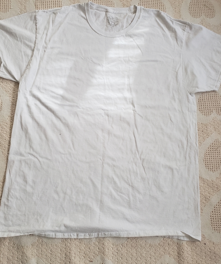Mens Plain White Tee